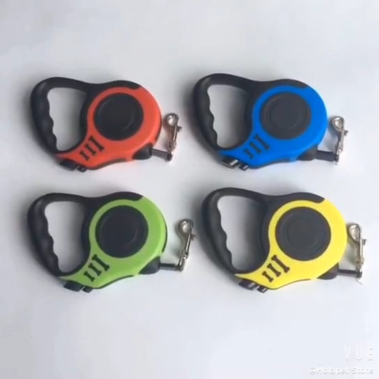 16.5FT Automatic Retractable Dog Leash Pet Collar Automatic Walking Lead Free US